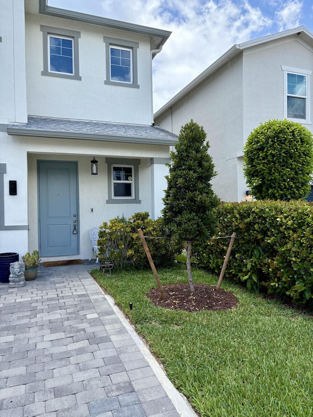 1908 Harding St, Lake Worth, FL 33460 - view of front of property with stucco siding