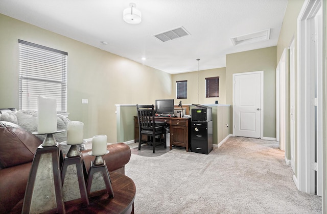 1908 Harding St, Lake Worth, FL 33460 - office space featuring light colored carpet, plenty of natural light, and attic access