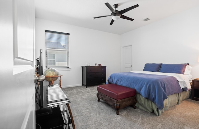 1908 Harding St, Lake Worth, FL 33460 - carpeted bedroom featuring ceiling fan and baseboards