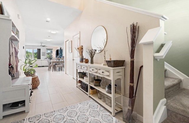 1908 Harding St, Lake Worth, FL 33460 - hall featuring stairs