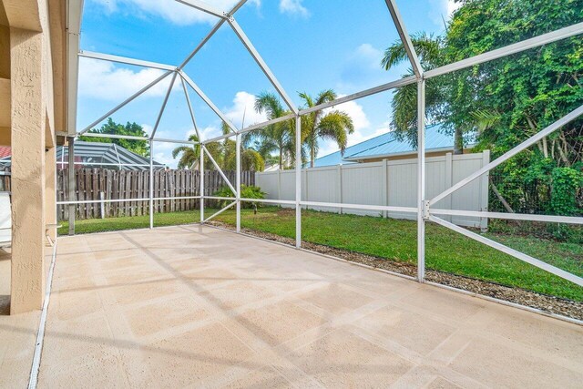 2020 Newhaven Ave, Wellington, FL 33414 - view of patio with glass enclosure