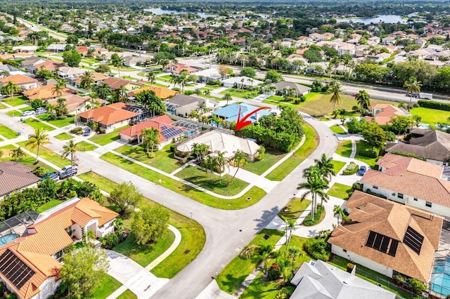 2020 Newhaven Ave, Wellington, FL 33414 - aerial perspective of suburban area with a large body of water