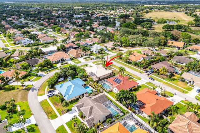 2020 Newhaven Ave, Wellington, FL 33414 - aerial perspective of suburban area