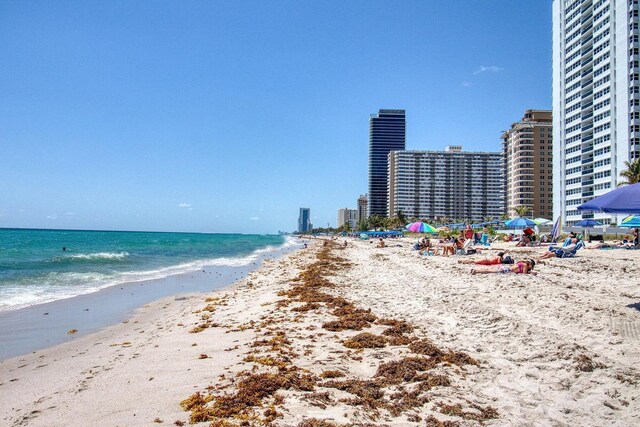 800 Parkview Dr Unit 826, Hallandale Beach, FL 33009 - view of water feature featuring a beach view