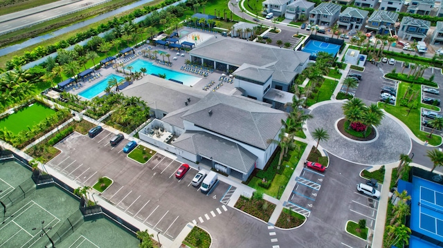 drone / aerial view