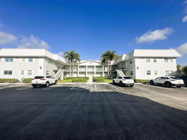 view of uncovered parking lot