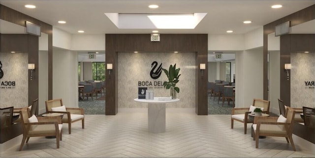 common area featuring visible vents