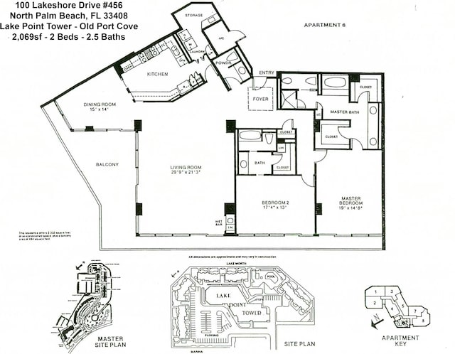 100 Lakeshore Dr Unit 456, North Palm Beach, FL 33408 - home floor plan