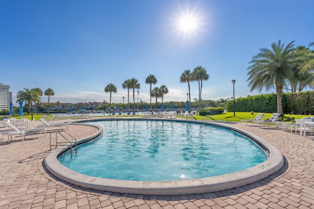 view of pool