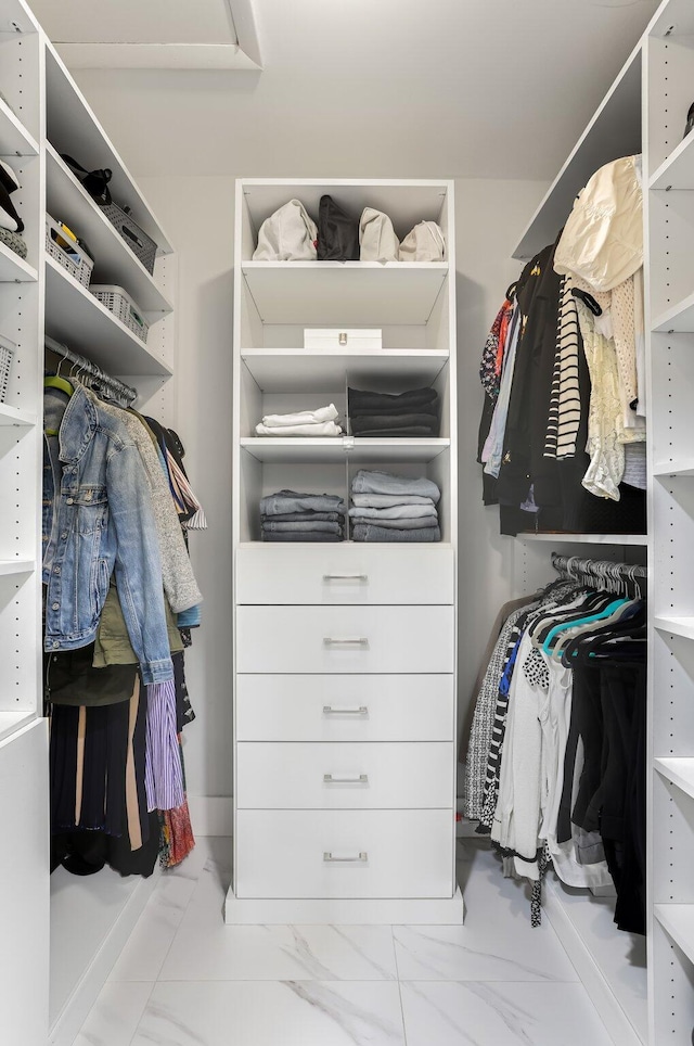 6769 Entrada Pl, Boca Raton, FL 33433 - walk in closet with marble look tile flooring