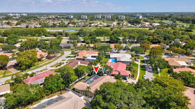 6769 Entrada Pl, Boca Raton, FL 33433 - aerial perspective of suburban area featuring a large body of water