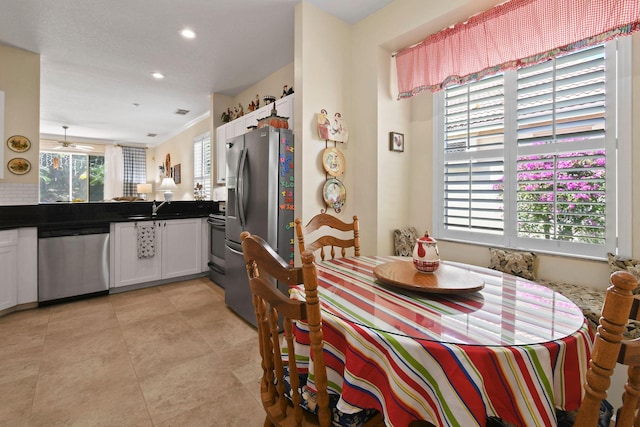 630 SW Treasure Cv, Port Saint Lucie, FL 34953 - dining area featuring recessed lighting and light tile patterned floors