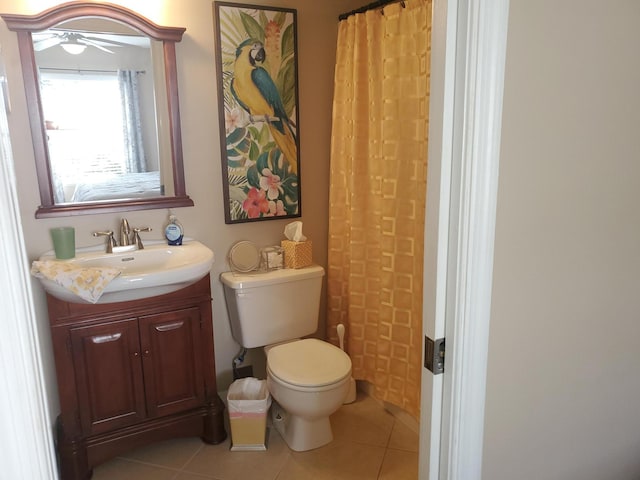2831 Stoneway Ln Unit C, Fort Pierce, FL 34982 - full bathroom featuring toilet, tile patterned floors, and vanity