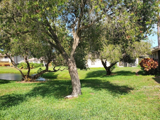 2831 Stoneway Ln Unit C, Fort Pierce, FL 34982 - view of yard with a water view