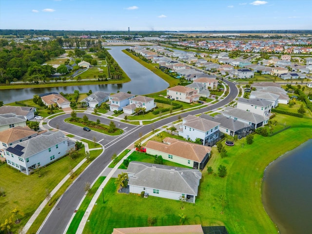 15649 Orchard Dr, Westlake, FL 33470 - drone / aerial view featuring a residential view and a water view