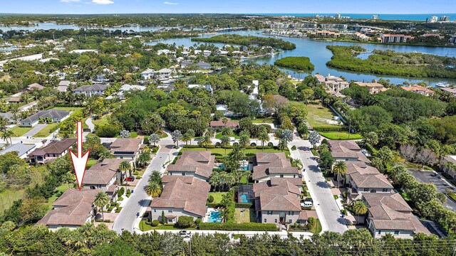 122 Diamante Way, Jupiter, FL 33477 - view of property location with nearby suburban area and a nearby body of water