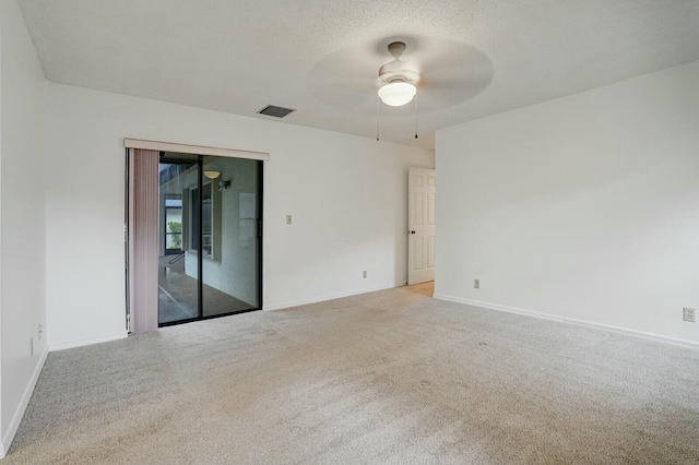 18356 181st Cir S, Boca Raton, FL 33498 - spare room with visible vents, baseboards, a ceiling fan, and carpet floors
