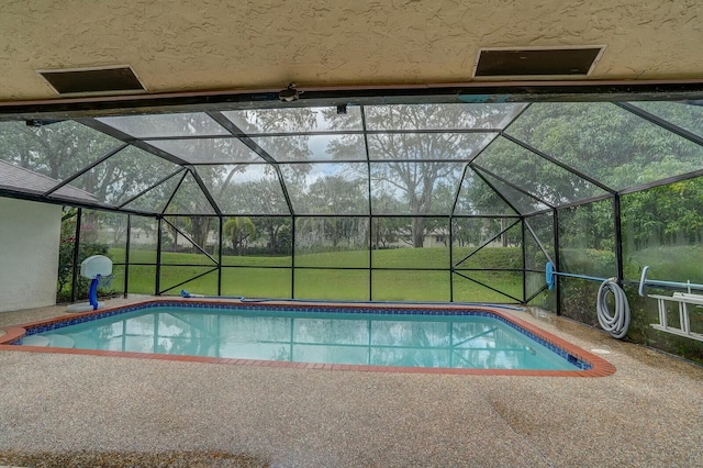 18356 181st Cir S, Boca Raton, FL 33498 - outdoor pool featuring a patio and a lanai