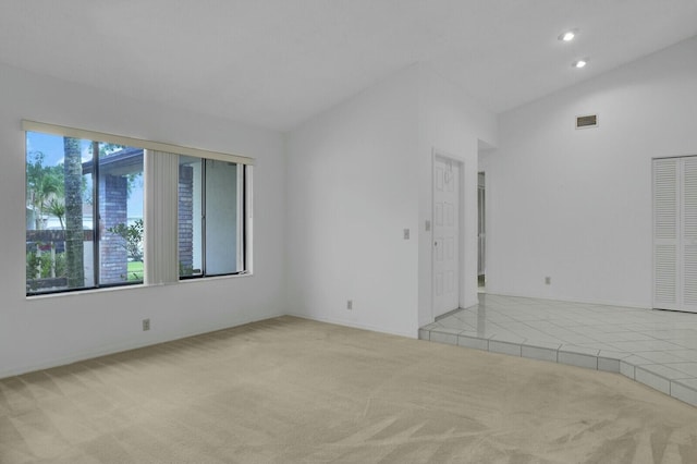 18356 181st Cir S, Boca Raton, FL 33498 - carpeted spare room featuring visible vents and recessed lighting