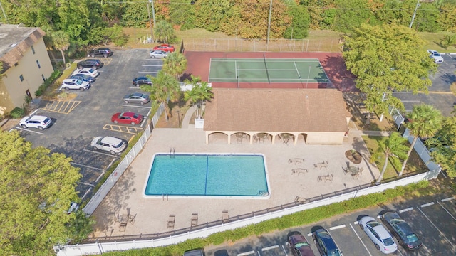 drone / aerial view