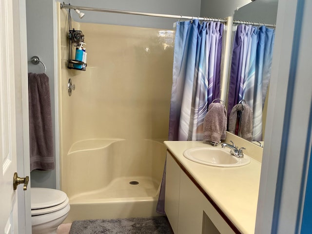 10501 SE Croft Ct Unit D-8, Hobe Sound, FL 33455 - full bath with vanity, a shower stall, and toilet