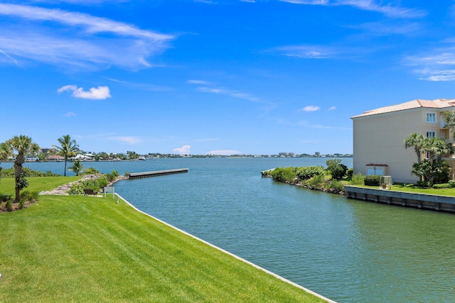 view of water feature