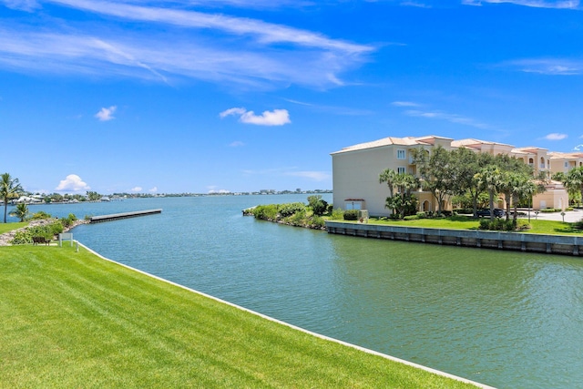 view of water feature
