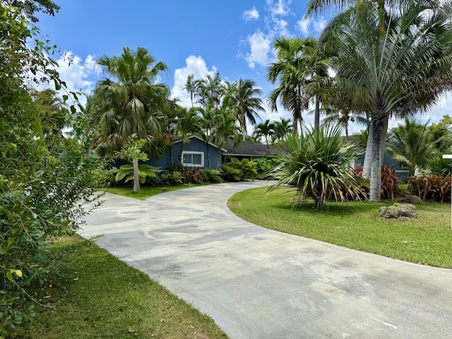 16250 SW 274th St, Homestead, FL 33031 - view of front of property with a front yard and concrete driveway