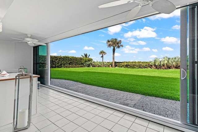 120 Celestial Way Unit 113, Juno Beach, FL 33408 - view of unfurnished sunroom