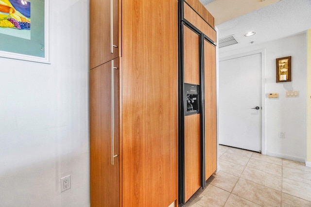1551 N Flagler Dr Unit 1509, West Palm Beach, FL 33401 - hallway with light tile patterned floors, baseboards, recessed lighting, and visible vents
