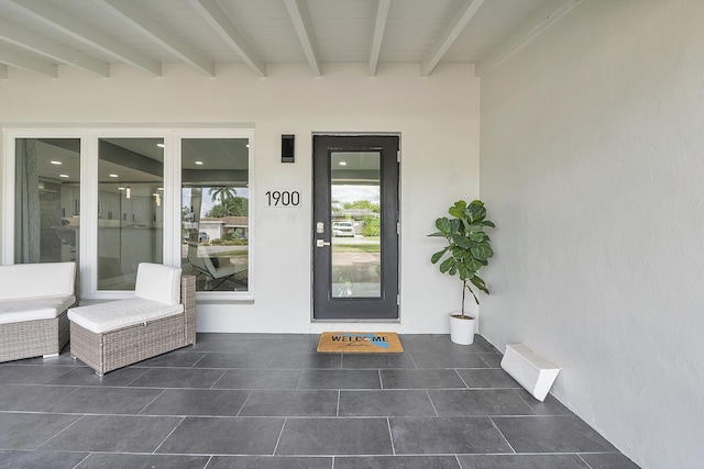 1900 NE 16th Ter, Fort Lauderdale, FL 33305 - property entrance with stucco siding