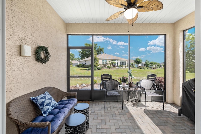 7753 SW 86th Loop, Ocala, FL 34476 - sunroom with ceiling fan