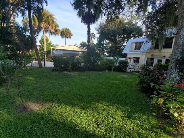 view of yard