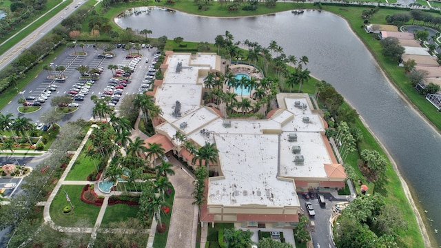 5749 Gemstone Ct Unit 107, Boynton Beach, FL 33437 - aerial view with a water view