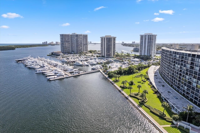 136 Lakeshore Dr Unit Ph-13, North Palm Beach, FL 33408 - water view with a city view