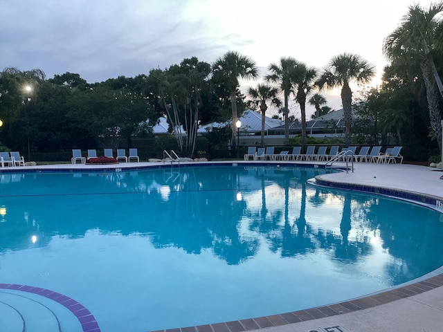 2415 SW Danbury Ln, Palm City, FL 34990 - community pool with a patio
