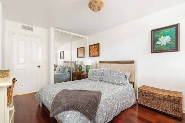 8110 Oakton Ct Unit 10B, Lake Clarke Shores, FL 33406 - bedroom featuring wood-type flooring and a closet