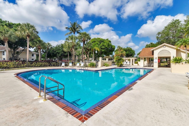 8110 Oakton Ct Unit 10B, Lake Clarke Shores, FL 33406 - community pool with a patio area
