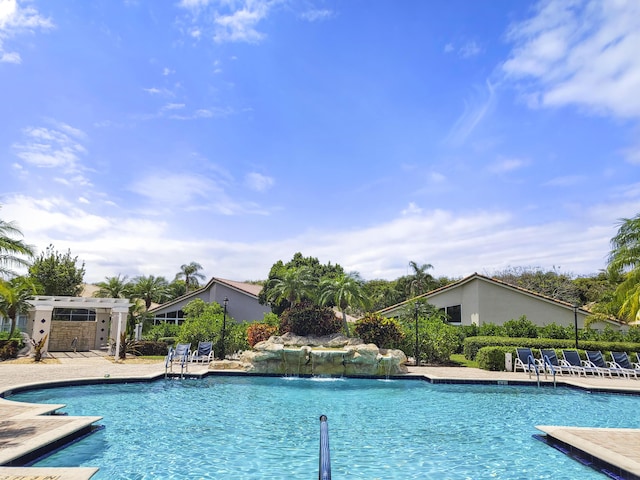 12404 Lakeridge Falls Dr, Boynton Beach, FL 33437 - view of pool