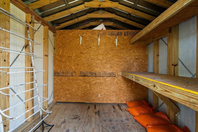 view of storage