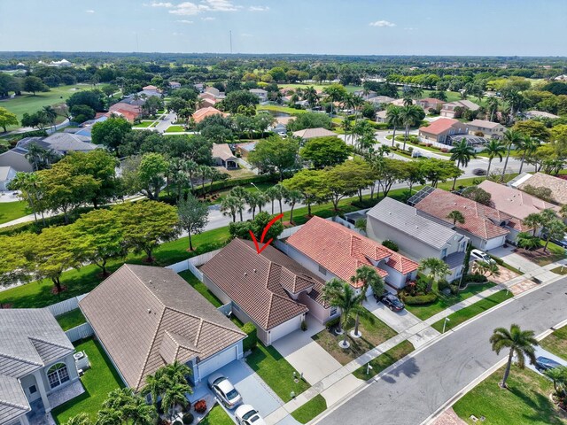 6090 Newport Village Way, Lake Worth, FL 33463 - aerial view featuring a residential view