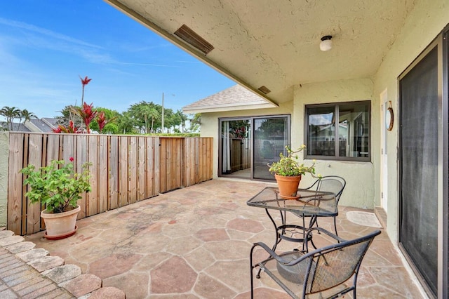 5680 Northpointe Ln, Boynton Beach, FL 33437 - view of patio featuring fence