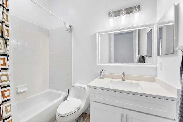 600 NW 24th Ave, Boynton Beach, FL 33426 - bathroom with vanity, toilet, and shower / tub combo
