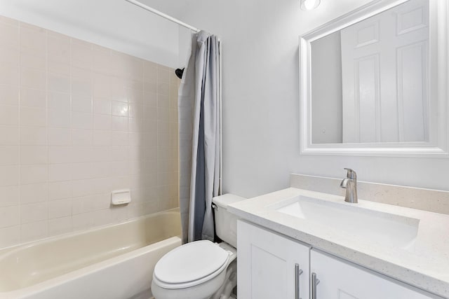 600 NW 24th Ave, Boynton Beach, FL 33426 - bathroom featuring vanity, shower / bath combination with curtain, and toilet