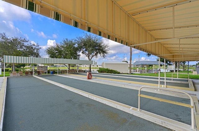 107 Sheffield E, West Palm Beach, FL 33417 - view of home's community with a bocce ball area