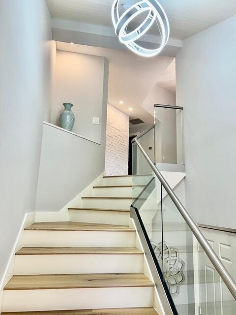 view of staircase