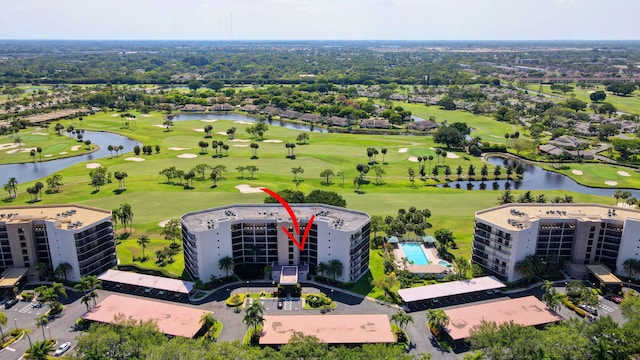 5279 Fountains Dr S Unit 304, Lake Worth, FL 33467 - drone / aerial view of a large body of water, a local golf course, and apartment complex