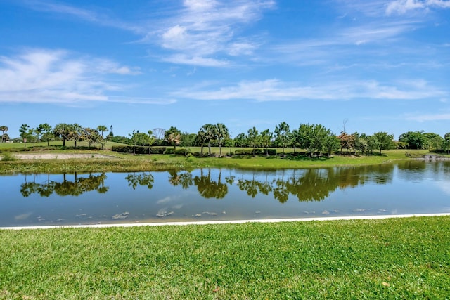 view of water feature