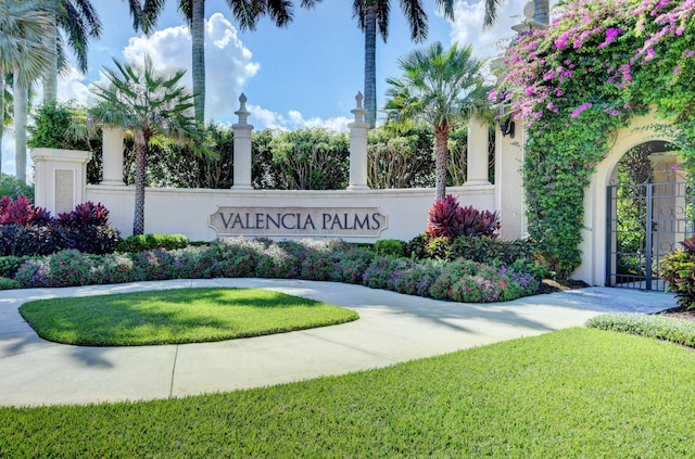 6863 Imperial Beach Cir, Delray Beach, FL 33446 - community / neighborhood sign featuring a yard