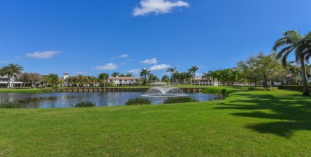 view of water feature